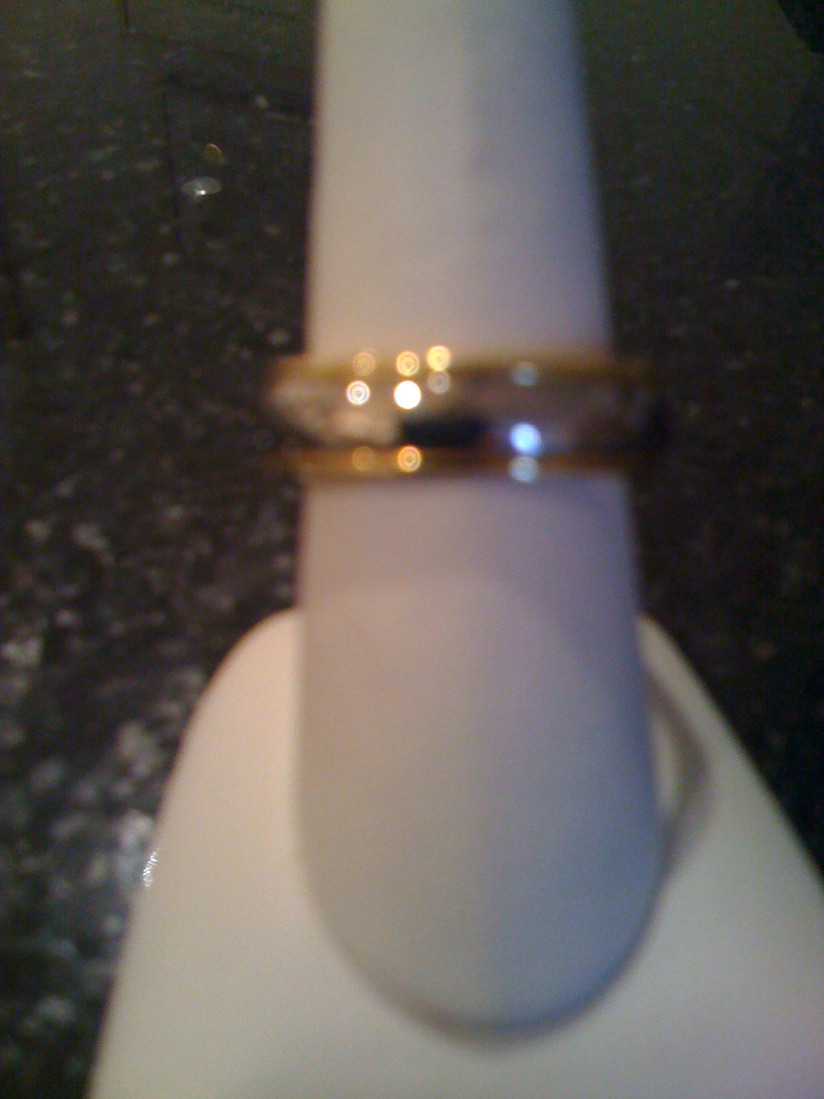 Platinum and Gold Wedding Band