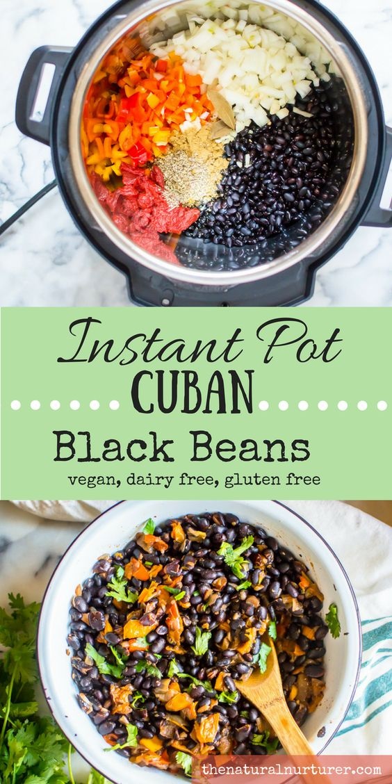 Instant Pot Cuban Black Beans