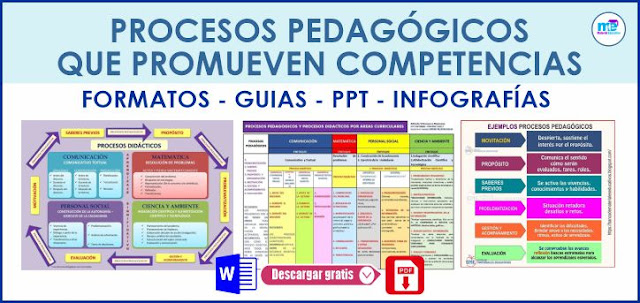 PROCESOS PEDAGÓGICOS QUE PROMUEVEN COMPETENCIAS