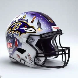 Baltimore Ravens Harry Potter Concept Helmet