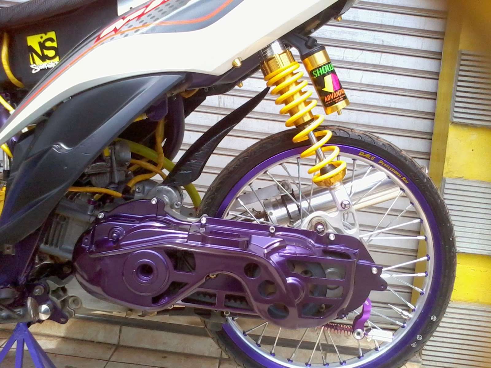 Modifikasi Motor Mio Soul Street Racing