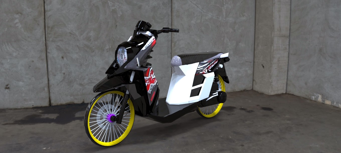 Kumpulan Gambar Sepeda Motor X Ride Terbaru Codot Modifikasi