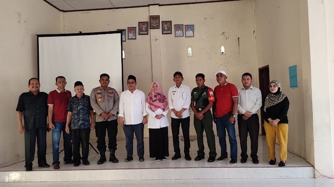 KPU Padang Pariaman Sosialisasikan Pemilu Serentak 2024 di Kantor Camat Padang Sago 