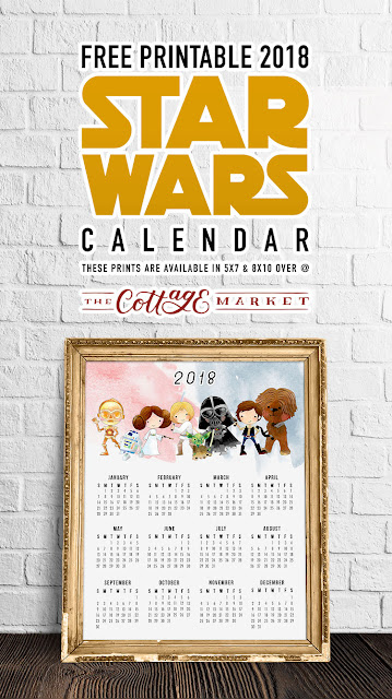 free 2018 star wars calendar