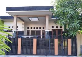 Contoh Teras Depan Luas dan Minimalis Modern 