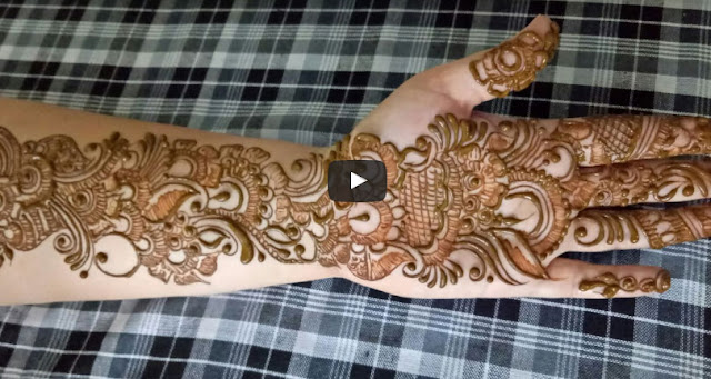 अरबिक हिना डिज़ाइन - Arabic henna design