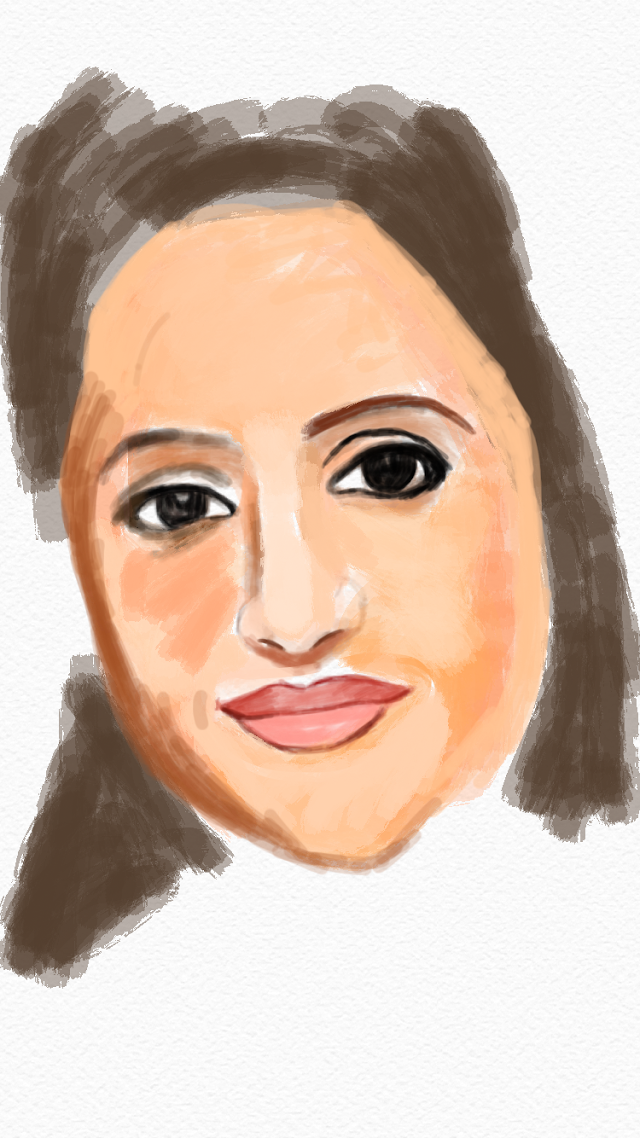 Suma Kanakala - - A finger painting on iPhone 6s 