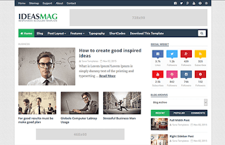 Ideas Mag Blogger Template