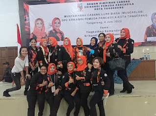 Dian Oktavia Resmi Pimpin Ketua Srikandi Pemuda Pancasila DPC Kota Tangerang