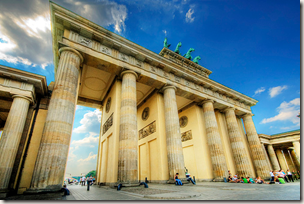 A photo of the Brandenburg Gate in Berlin - one of the most historic symbols that the city has to offer