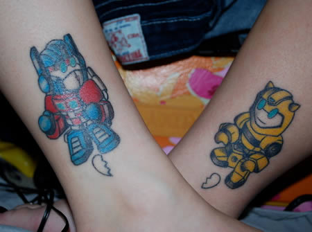 matching tattoo ideas. Craziest Matching Tattoos