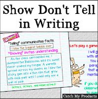 Show don't tell writing practice for $1