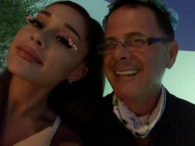 Ariana Grande with her father Edward Butera