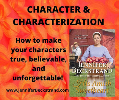 Character and Characterization by Seekerville Guest Jennifer Beckstrand 
