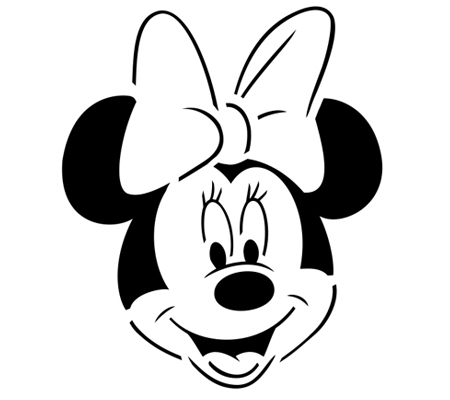 Free Printable Mickey Minnie Mouse Pumpkin carving stencils patterns