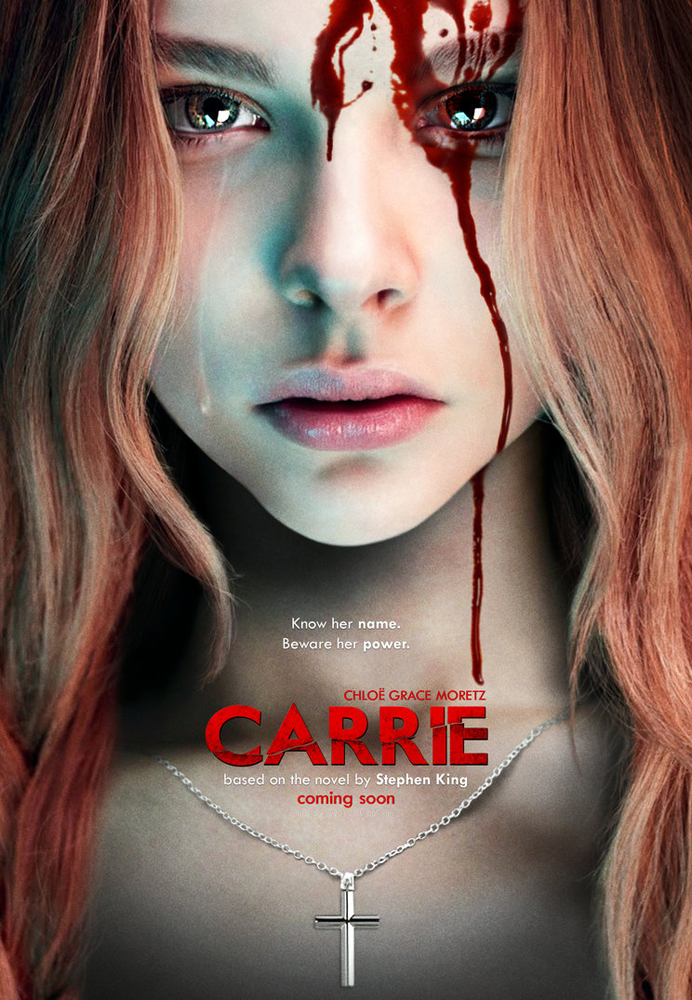 Chloe Grace Moretz Carrie movie poster created by Kimberly Pierce