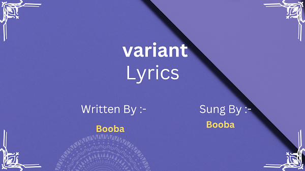 variant Lyrics- Booba variant Lyrics