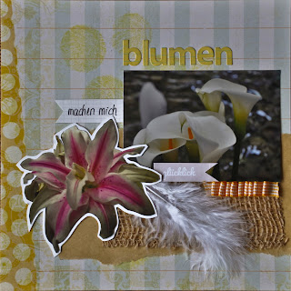 Scrapbooking: Blumen