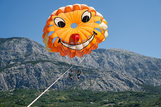 Sportfotografie Wassersport Parasailing Tucepi Olaf Kerber