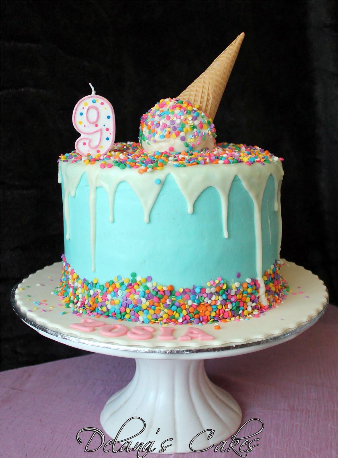 Delana s Cakes  Melting Ice  cream  cake  