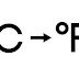 Algoritmo para convertir Centigrados a Fahrenheit