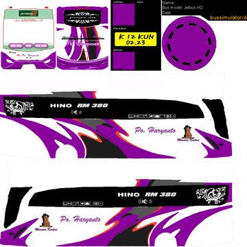 livery hd po haryanto purple