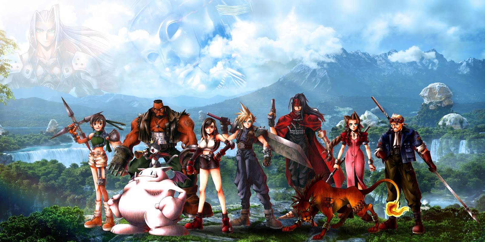 Alex T Design Final Fantasy  VII Wallpaper  30x15 