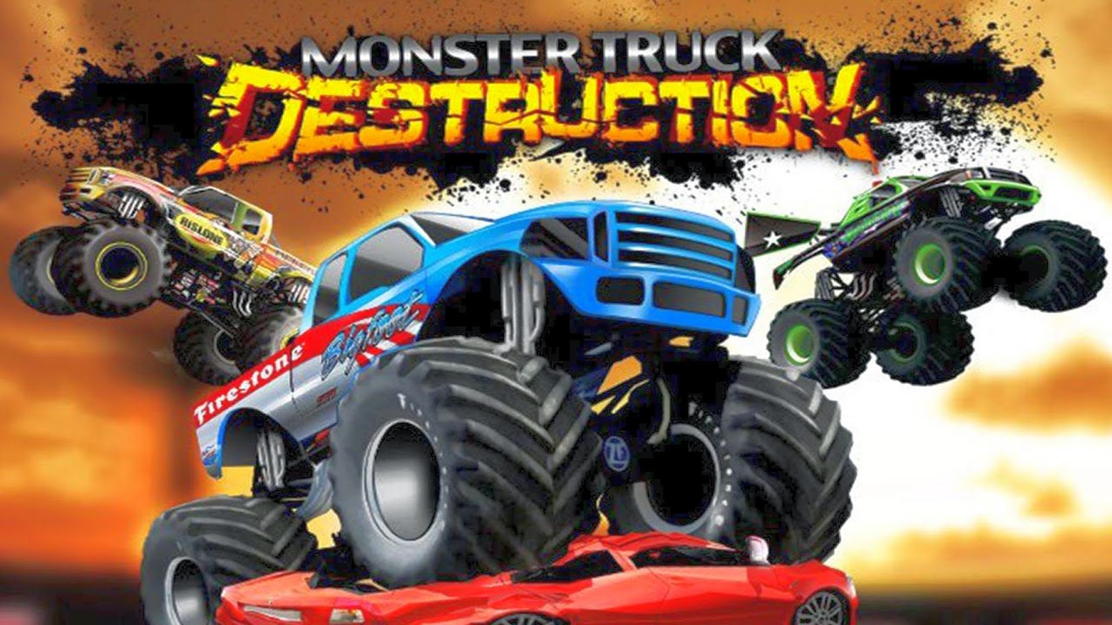 WALLPAPER MONSTER TRUCK DESTRUCTION Gambar Kartun Lucu Dan