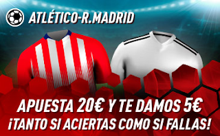 sportium Promo Atletico vs Real Madrid 9 febrero 2019