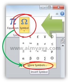 Kita sering memakai goresan pena atau tanda plus minus  Cara Membuat Plus Minus Otomatis di Ms Word 2010