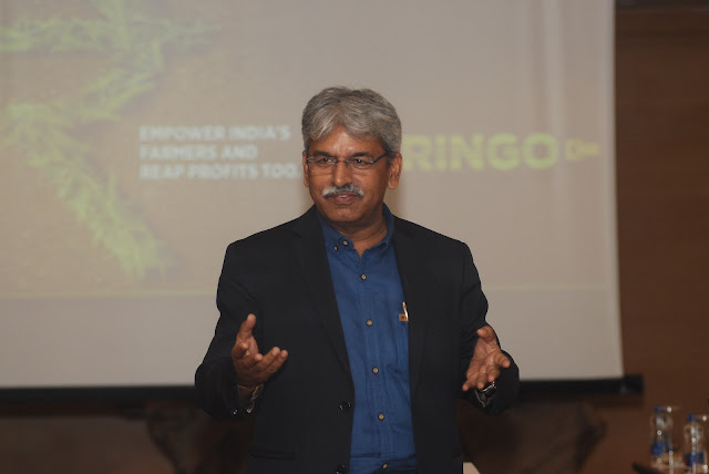 Arvind Kumar, CEO - TRRINGO, Mahindra & Mahindra Ltd  at the Media Round Table in Bangalore on Thursday