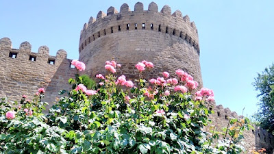 azerbaijan ancient castle baku photo