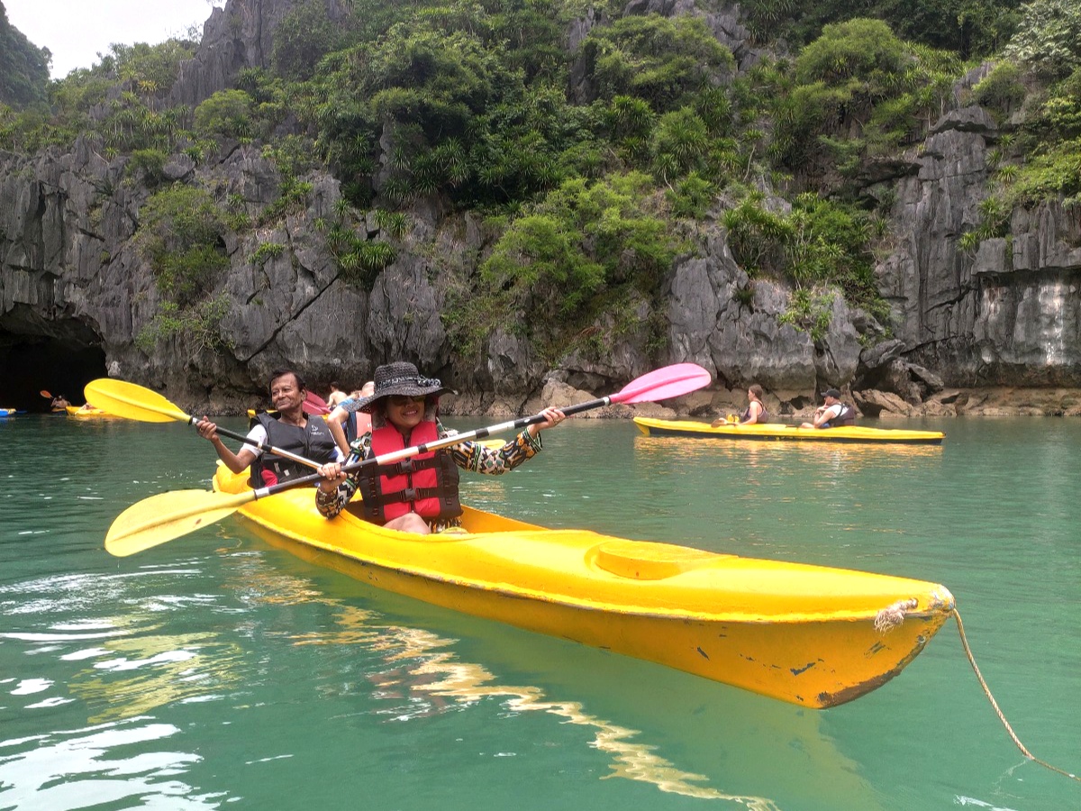 Kayaking in the South China Sea - DocDivaTraveller