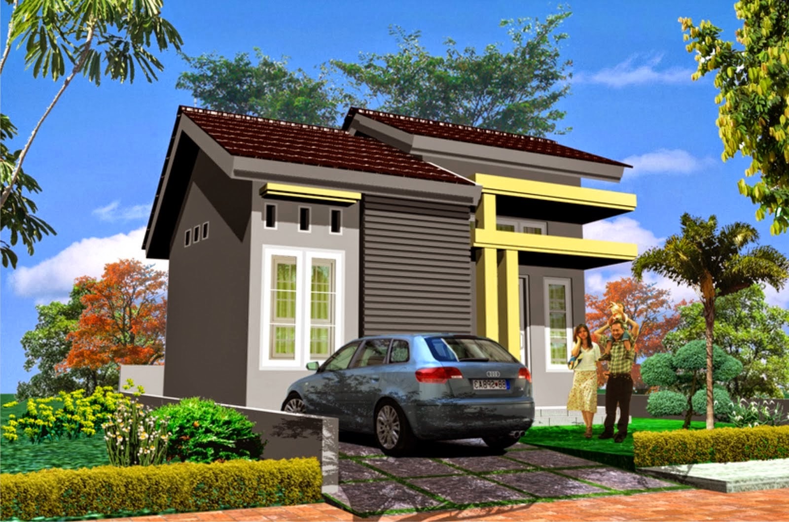 Rumah Minimalis 2 Lantai Ukuran 6x12 Expo Desain Rumah