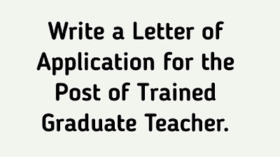 English letter format, letter for job appointment