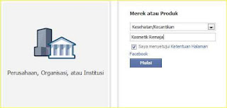 halaman facebook di blog