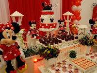 Decoração de festa infantil Minnie Vermelha Porto Alegre