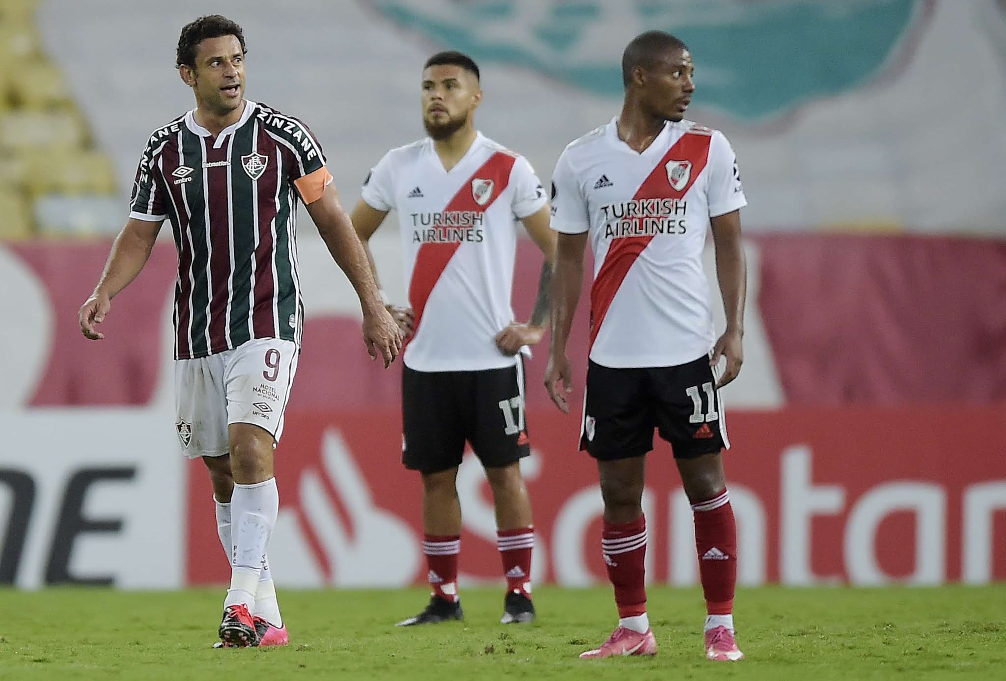 River debutó en la Libertadores con un empate ante Fluminense en Brasil