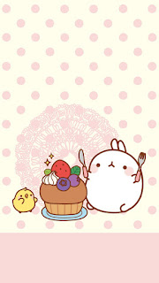 Papel de parede kawaii molang