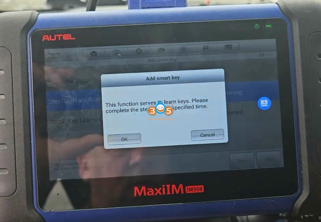 Program 2023 Toyota Sienna Proximity with Autel IM508 14