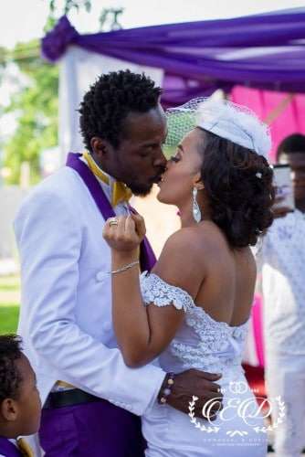  7. Rapper Kwaw Kese and wife