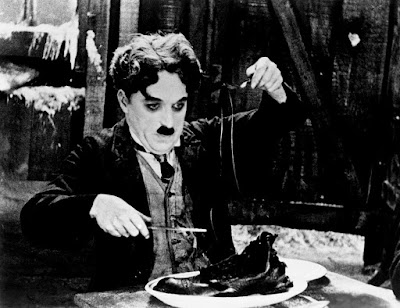 Chares Chaplin en "La quimera del oro"