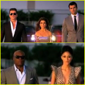 Simon Cowell & Paula Abdul On 'X Factor' World Premiere