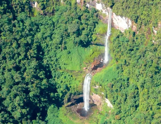 air terjun tertinggi di dunia three sisters falls