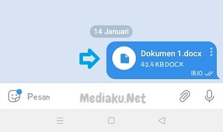 Cara Kirim File (Dokumen) Di Telegram