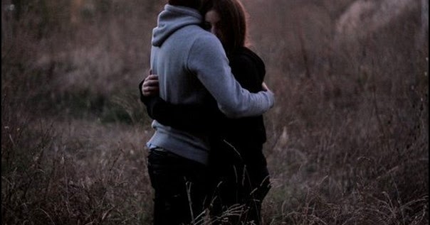 Hug, couple, cute, sad, feelings