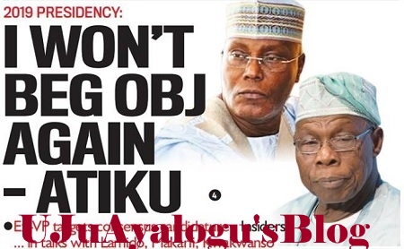 2019: NEVER Again Will I Beg Obasanjo - Atiku, ...In Talks To Emerge PDP Consensus Candidate