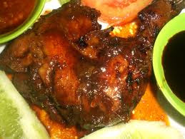 resep ayam bakar bumbu rujak spesial