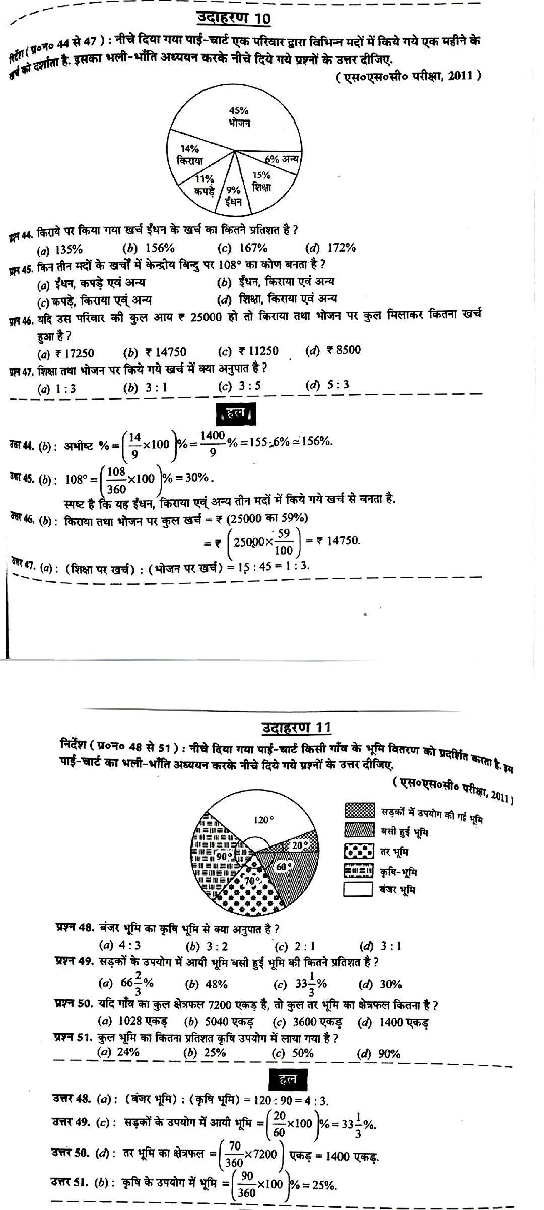 पाई चार्ट (PIE - CHART)