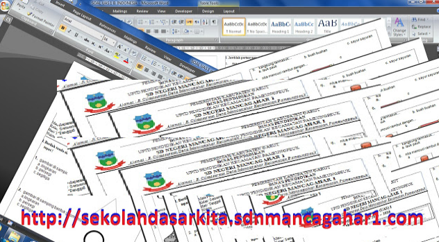 Soal Ujian Akhir Semester (UAS) SD Kelas 2 Semester 1 Tahun Ajaran 2016-2017